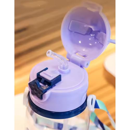 Garrafa Infantil Portátil com Desenho de Alce – Compacta e Divertida