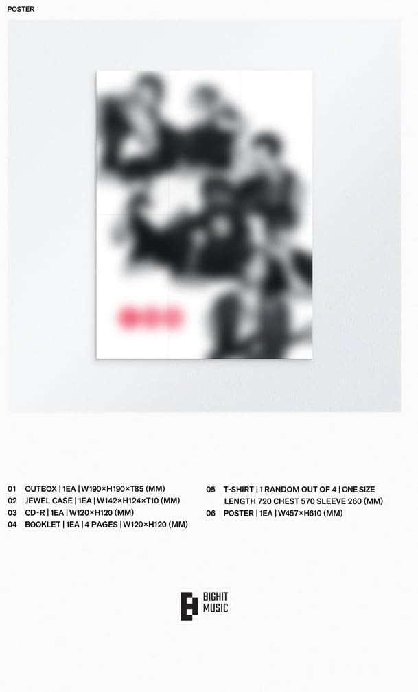 B-TS Arirang (T-shirt CD Box Set)