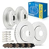 PHILTOP Front & Rear Brake Kit For 2007-2017 Jeep Wrangler,...