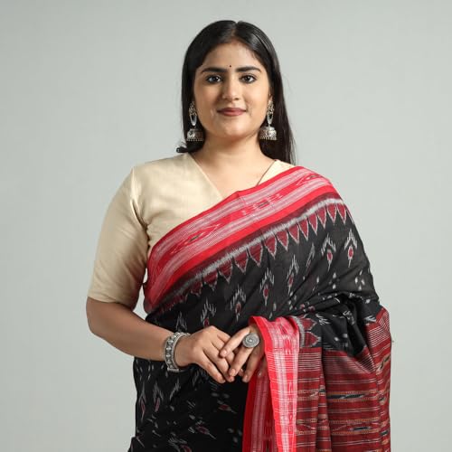 COTTONSILK & KHANDUAPATA sambalpuri silk saree – image 5
