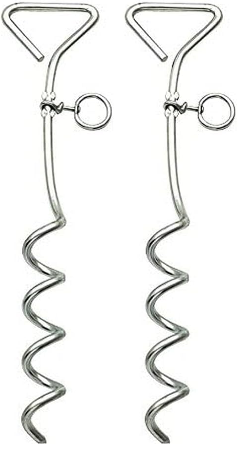 Kerbl Chevaux Chien Ancre d’Attache 40 cm (Lot de 2)