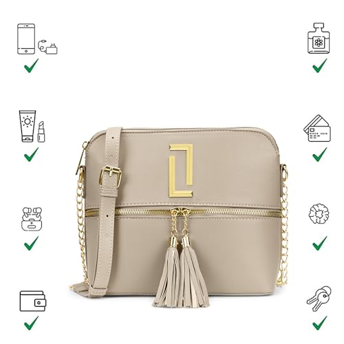 Image of Lavie Luxe Women's Tiara Crossbody Sling Bag | Ladies Purse Handbag | Gift for Women