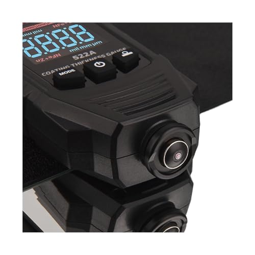 Medidor de Espesor de Pintura 522A, Calibrador Digital para Recubrimientos de 0 a 2000 μm, para Pruebas Automotrices en Hierro, Aluminio y Zinc, Portátil y con Pantalla Giratoria miniatura 2