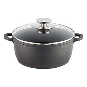 Berndes Vario Click 24 cm Induction Deep Casserole with Glass Lid