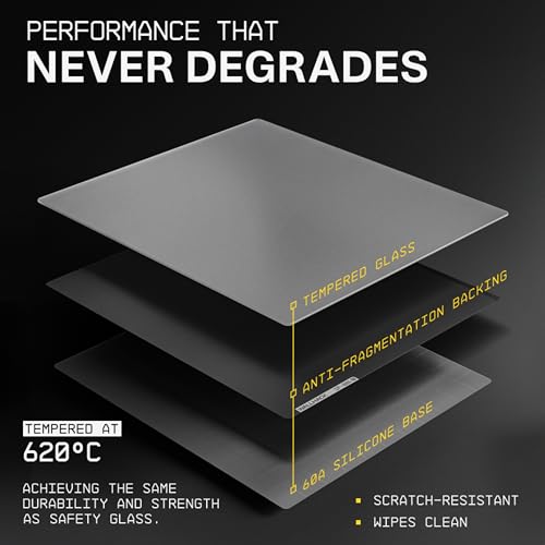 Wallhack 4.0 Glass Gaming MousePad - Professional Esport Mouse Mat with Specialty Surface for Top Speed and Control, Large Tempered Glasspad with Full Silicone Base - (SkyPAD Black,XL 16.92" x 19.29")