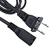 Power Cord for KENIC KE-01P E155176 7A 125V 2 Prong Polarized Square Round Plug