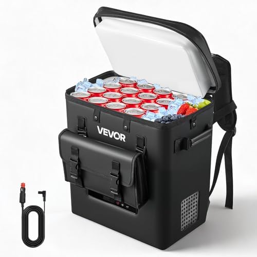 VEVOR 12 Volt Refrigerator, 13.7 QT/ 13L Car Fridge, Portable Ele...