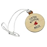 University of Central Missouri Mules Mini S Tiny Wood Christmas Tree
