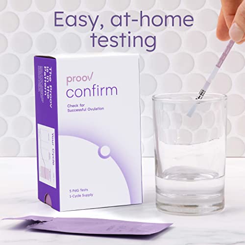 Proov PdG Test | 5 Progesterone Metabolite Test Strips | Only FDA Cleared Test to Confirm Successful Ovulation at Home | 1 Cycle Pack | Works Great with Fertility, Pregnancy & Ovulation Tests - Thumbnail 5