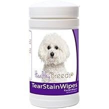 Healthy Breeds Bichon Frise Tear Stain Wipes 70 Count