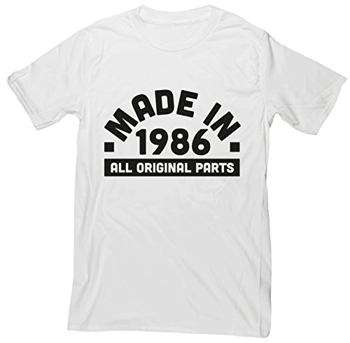 Image of Hippowarehouse Made in 1986 Unisex Short Sleeve t-Shirt White