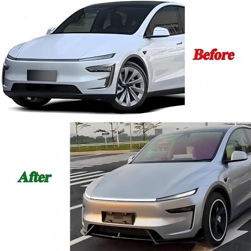 Diffuseur séparation et becquet finition Carbon Look premium pour Model Y Juniper