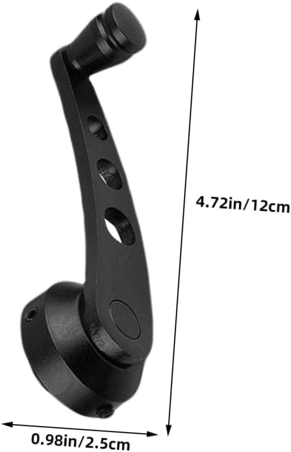 4pcs Car Window Crank Handle Replacement Aluminum Alloy Window Handle Easy Install Fit for Car Models