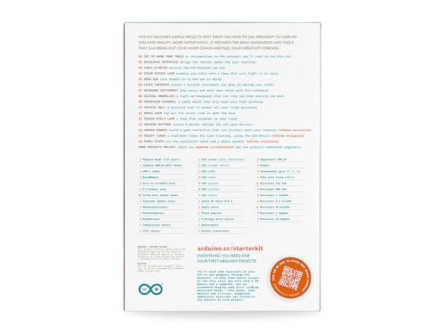 Arduino Starter Kit R4 [K000007_R4] – Learn Electronics and Coding with The UNO R4 WiFi Board, 13 Guided Projects in a Printed Book + Growing Resources Online, Official Certification Voucher - Thumbnail 7