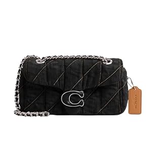 Coach Tabby – Bolso de hombro 20, color negro, Negro –