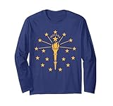 Photo Gallery state flag of indiana maglia a manica Photo Gallery state flag of indiana maglia a manica