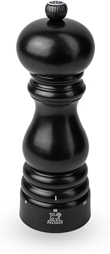 Peugeot Paris u'Select - Molinillo de sal (7 pulgadas), color negro satinado