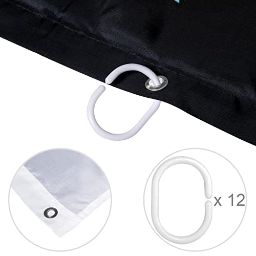 Rideau de douche de qualité supérieure imperméable et résistant - 5