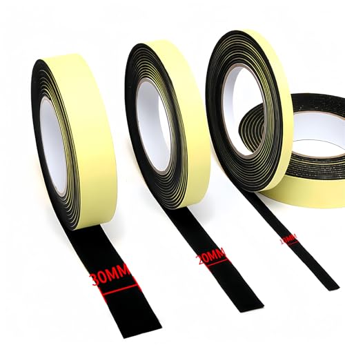 Image of Unifizz 20mm x 1mm x 10m Foam Tape Sponge Single Sided Tape Adhesive Foam Tape Weather Strip Sticker Foam Glue Strip Sealing,1PC