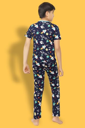 Image of Ninos Dreams Boys Cotton Coord Set /Boys Night Suit /Boys Loungewear /Boys Night Dress