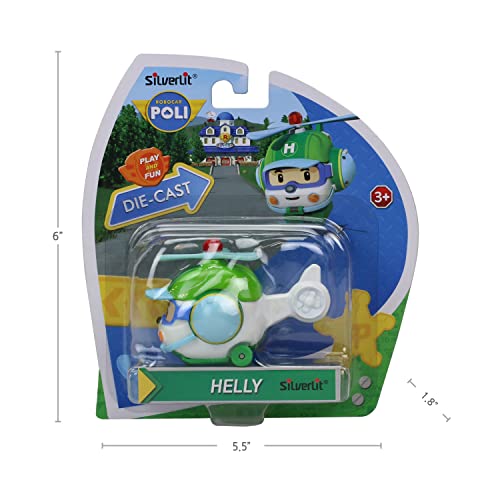Robocar Poli, Helly Die-Cast Metal Toy Cars, Helicopter Toys (Non-Transforming Diecast Figure Vehicles), Kids For Ages 3 And Up, Holiday Kids Gift #TOP5