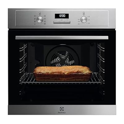 Electrolux EOH3H54X Horno Eléctrico de Convección, Multifunción, Grill Integrado, Serie 300, 7 Funciones, Cocción Multinivel, Limpieza AquaClean, 72 L de Capacidad, Inox Antihuellas, Clase A+ | Ya disponible en tu tienda friki favorita! En mundofriki.es!