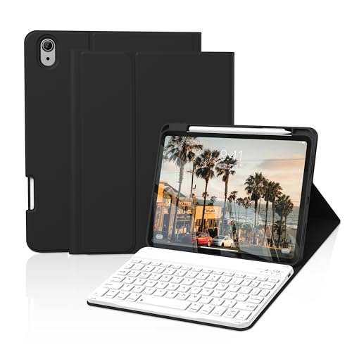 JKSML iPad 11/10 P[X L[{[ht 11C` A16 2025 10 10.9C` 2022N CX O\ ܂L[{[hJo[ ^ y yVz_[t ubN