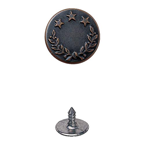Prym - Botones para Vaqueros, 17 mm, altkupfer, 100 Stück