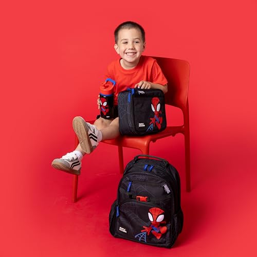 Simple Modern Medium Marvel Toddler Backpack for School Girls and Boys | Kindergarten Elementary Kids Backpack | Fletcher Collection | Kids - 15" tall | Spidey Kid3