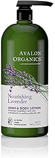 Avalon Organics Nourishing Lavender Hand & Body Lotion, 32 oz