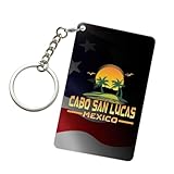 Kangweida Cabo San Lucas Mexico 2Ã—3 Inch Rectangular Keychain Custom Design Durable Fashionable