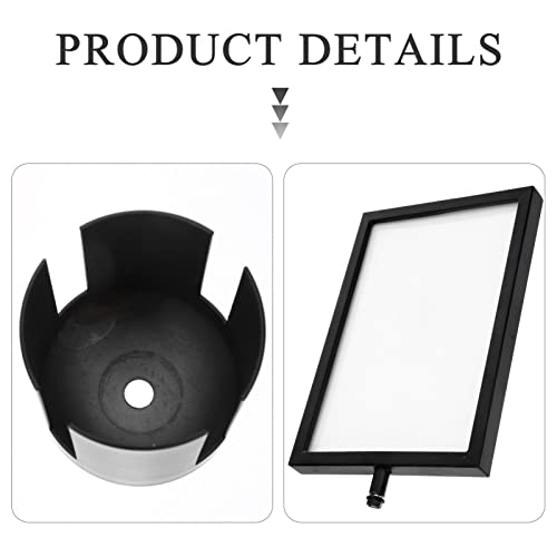 SEWACC Suporte De Sinal De Aço Inoxidável Suporte De Sinal Superior Quadro De Sinal Vertical Quadro