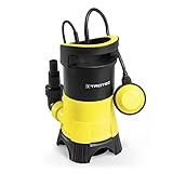 TROTEC TWP 4025 E Schmutzwasser-Tauchpumpe 400 W Leistung Schwimmschalter Trockenlaufschutz 7.500 l/h Förderleistung