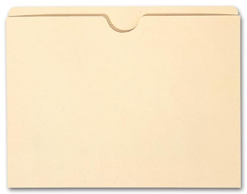 5Forms 5554 Manila File Pocket 11 pt No Expansion 9 1/2 x 12 1/4" Qty 100