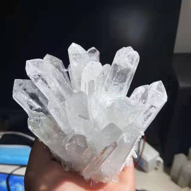 GURSAC Piedra de Cristal Natural Cristal Natural Cristales en Bruto Piedras 1pc 400g-800g Piedras Naturales Cuarzo Transparente para (Color : 1pc 610g-660g)