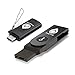 Produktbild Thetis Fido U2F Sicherheitsschlüssel mit Typ-C-Adapter Zwei-Faktor-Authentifizierung Extra Schutz und kompatibel mit Windows/Linux/Mac OS, Gmail, Facebook, Dropbox, SalesForce, GitHub und mehr, Black