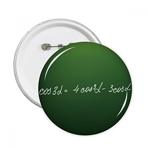 Badge rond Cosinus Math 5pcs broche décoration pour vêtements taille S
