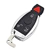 ZXZCV 3 + 1/4 knop Remote Auto Sleutel Shell Case Behuizing Fit voor Mercedes Fit voor Benz A B C E S KLASSE W203 W204…