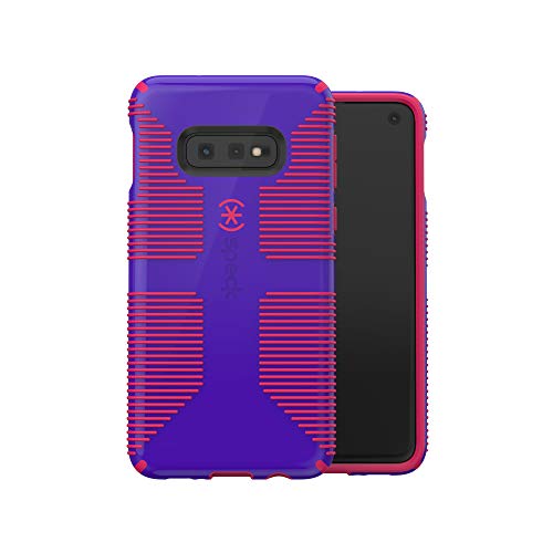 Speck Products Candyshell Grip Samsung Galaxy S10E Case, Ultraviolet Purple/Ruby Red #TOP3
