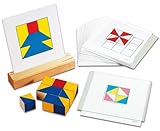 nikitin material logo TOLLE MUSTER LEGEN: Mit Hilfe der Vorlagen und dem Musterwürfel erstellen die Kinder schöne Bilder und werden vielseitig gefördert.