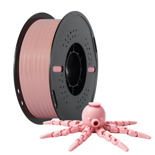 Image of Kingroon PLA 3D Printer Filament, Dimensional Accuracy + /- 0.02 mm, 1 kg Spool(2.2lbs), 1.75 mm,Pink