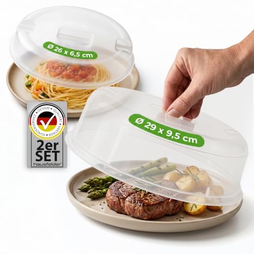 Produktfoto von Hausfelder Mikrowellen Abdeckung, 2er Set