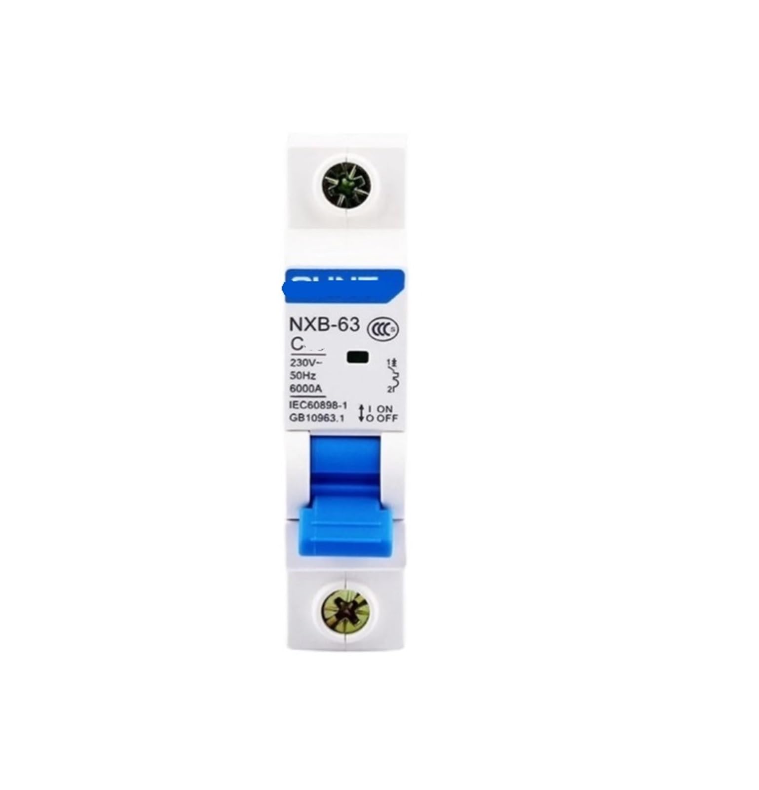 Disjoncteur miniature NXB-63 pour eviter les surcharges de courant alternatif 80A