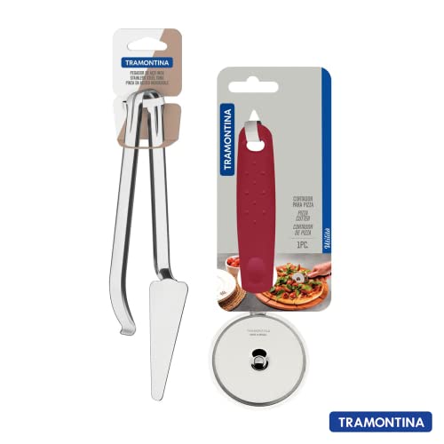 Cortador Para Pizza Profissional + Pegador De Pizza Tramontina
