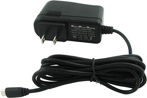 Super Power Supply® AC / DC Adapter Charger 2 Meter (6.5ft) Cord for Google Nexus 7, Kindle Fire, Kindle Fire HD 7
