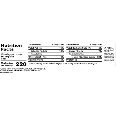 MUNCH Peanut Bar Gluten-Free LOW GLYCEMIC Individually Wrapped, Candy Bulk Box, Single Full Size Single, 1.42-Ounce Bar, 36-Count