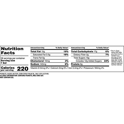 MUNCH Peanut Bar Gluten-Free Candy Bulk Box, 1.42-Ounce Bar, 36-Count | Gluten-free low glycemic peanut candy bar; bulk candy individually wrapped snack for office, desk, pantry - image 5