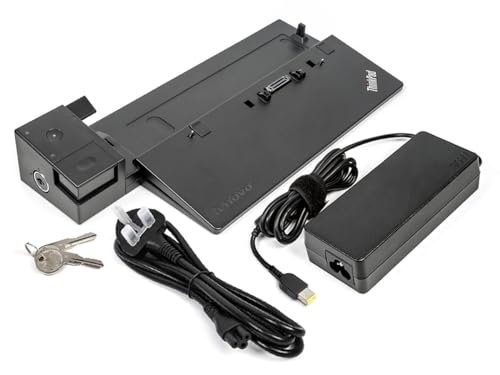 Perfect Case von MaryCom Lenovo ThinkPad Ultra Dock für ThinkPad T440 T450 T460 T470 T550 T560 T570 X240 X250 X260 X270 W540 W541 W550s P50s P51s | MIT SCHLÜSSEL | OHNE NETZTEIL | (Generalüberholt)