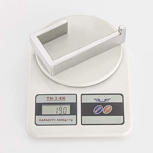 Nolimas Sus304 Stainless Steel Toilet Paper Roll Holder Wall Mounted Bathroom Hardware Rust Proof Toilet Tissue Holder,Nickel Brushed #TOP6