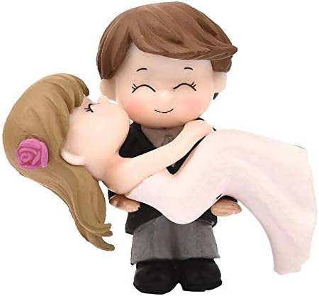 BHOOLU&GOOLU Sweety Lovers Couple Hug Style Figurine Miniature- Style 10 -(2pcs/Set)